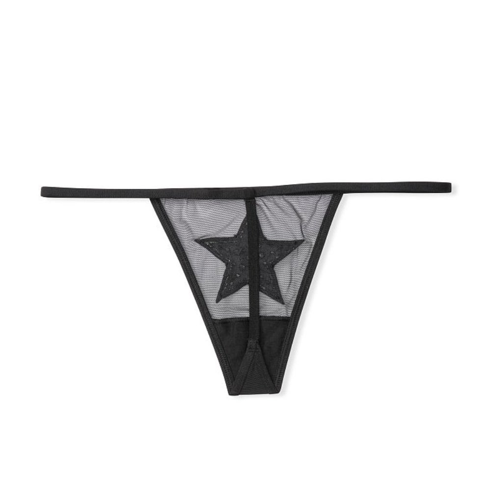 Victorias Secret VSTRING Rhinestone STAR Gem Panty - Picture 4 of 9